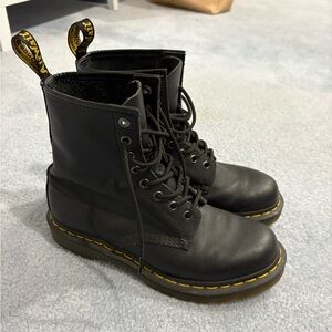 Dr. Martens Black Combat Boots
